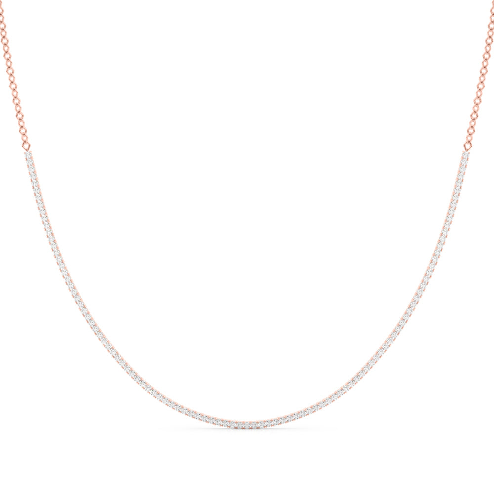 16 Inch 4 Prong Diamond Necklace · 3.67 ct tw