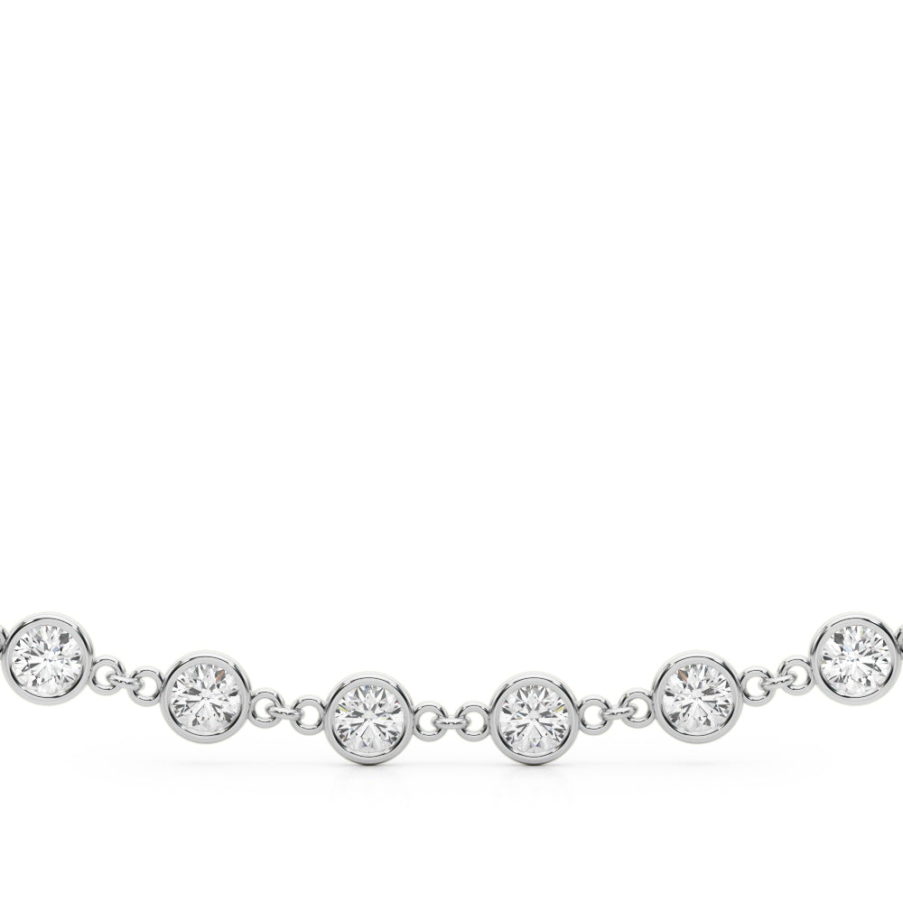 17 Inch Diamond Paper Clip Necklace · 0.81 ct tw