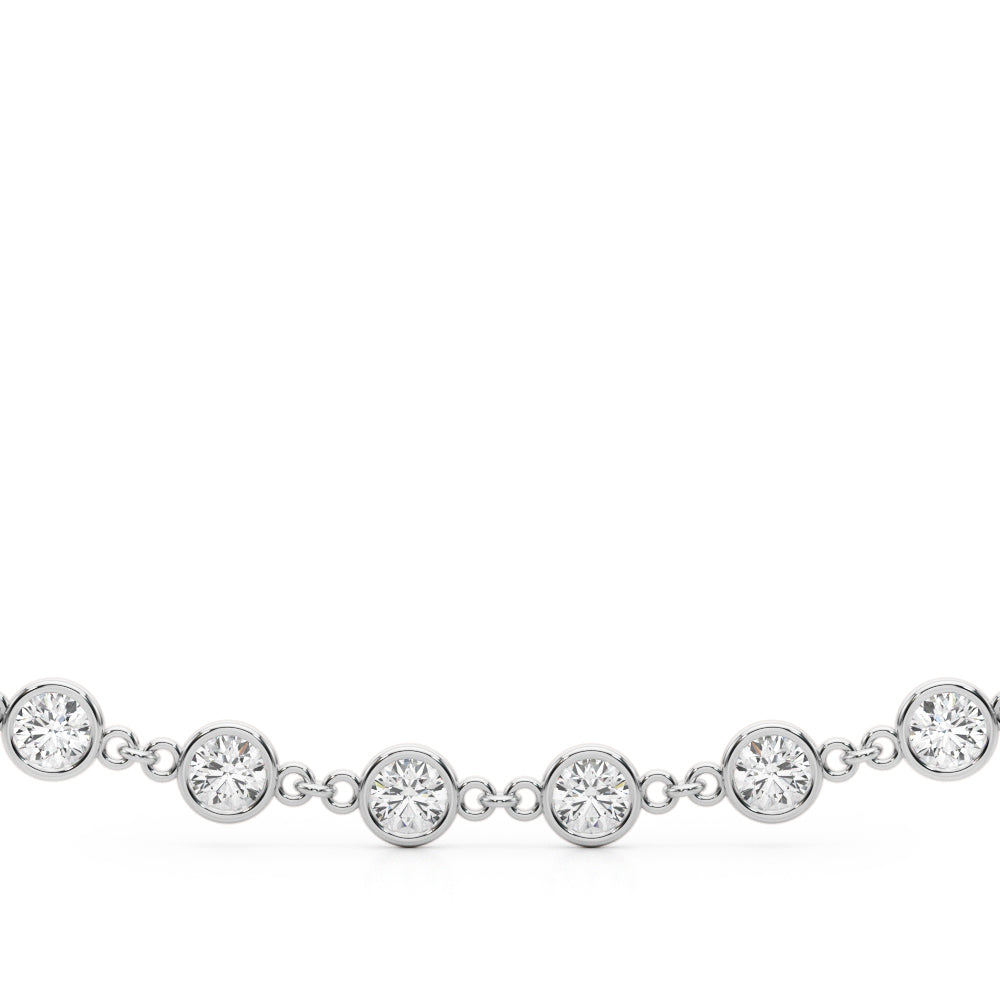 17 Inch Diamond Paper Clip Necklace · 0.81 ct tw