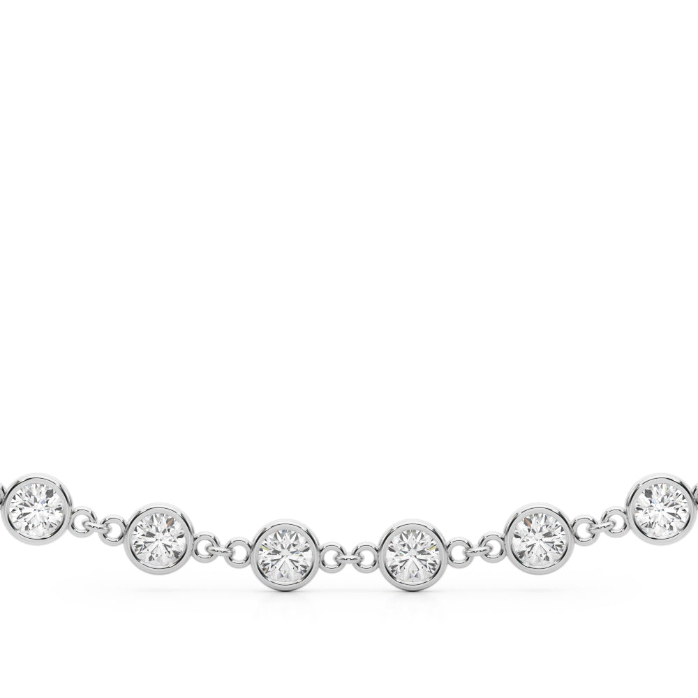 17 Inch Diamond Paper Clip Necklace · 0.81 ct tw
