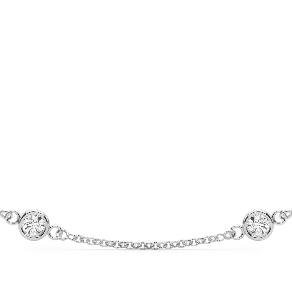 18 10 Station Diamond Necklace · 0.50 ct tw