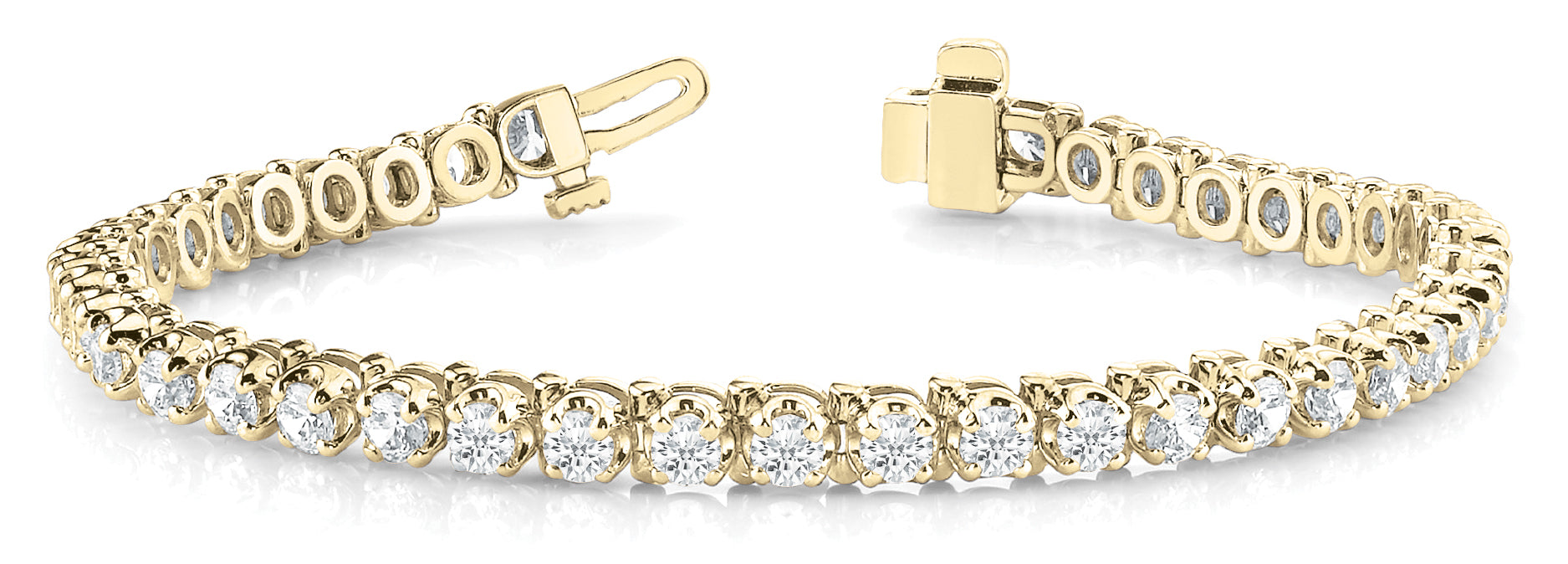 In-Line Prong Set Diamond Bracelet · 0.78 ct tw