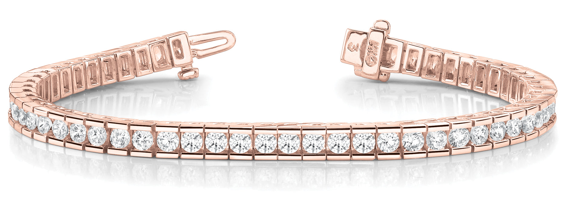 In-Line Channel Set Diamond Bracelet · 2.76 ct tw