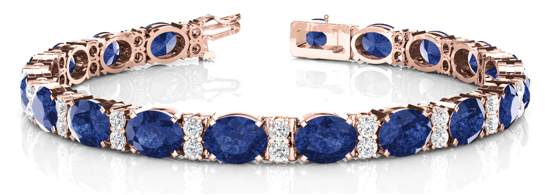 Oval Stone Gemstone Bracelet · 0.42 ct tw
