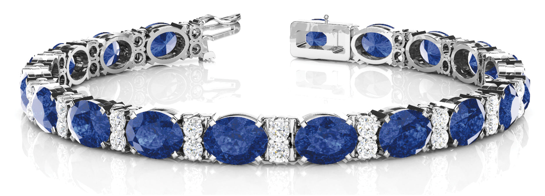 Oval Stone Gemstone Bracelet · 1.08 ct tw