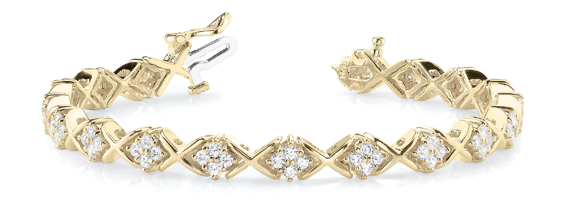 In-Line XO Diamond Bracelet · 3.20 ct tw