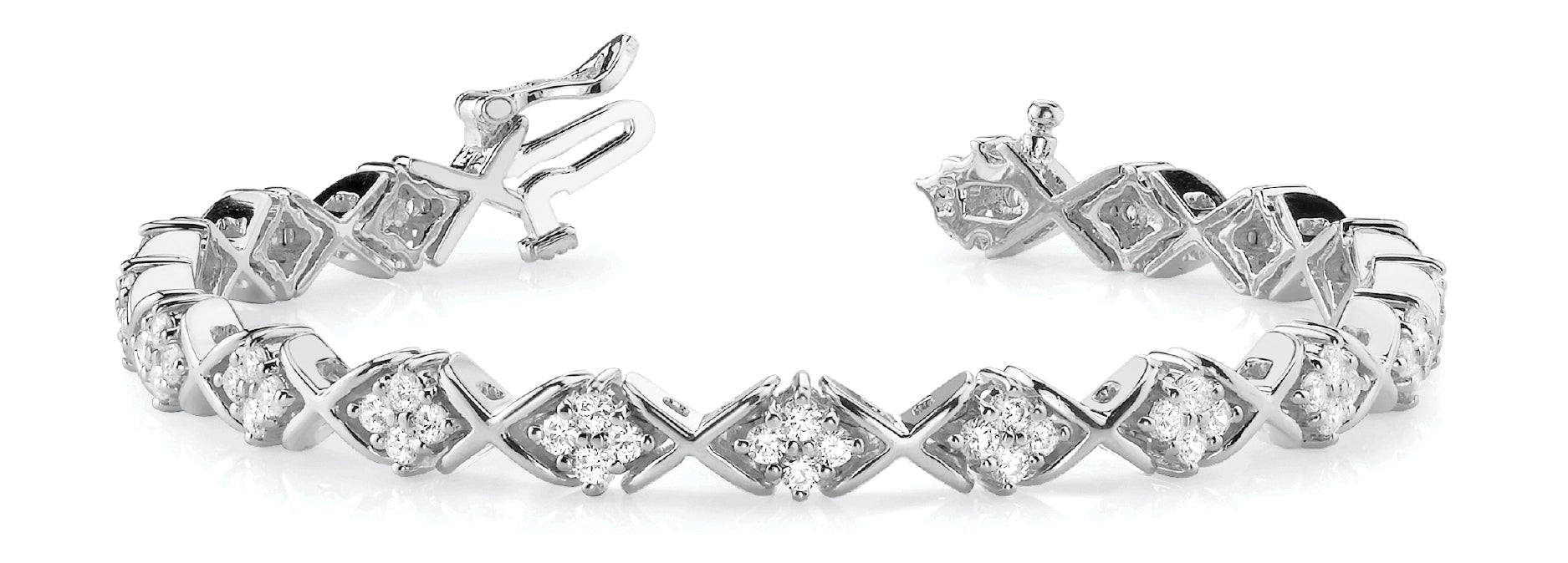 In-Line XO Diamond Bracelet · 2.16 ct tw