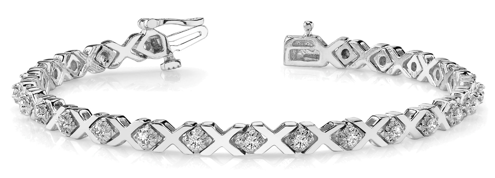In-Line XO Diamond Bracelet · 1.26 ct tw