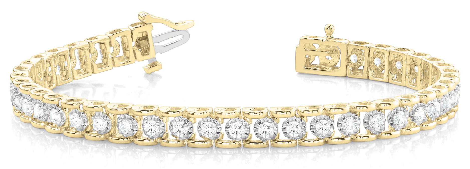 In-Line Prong Set Diamond Bracelet · 0.56 ct tw