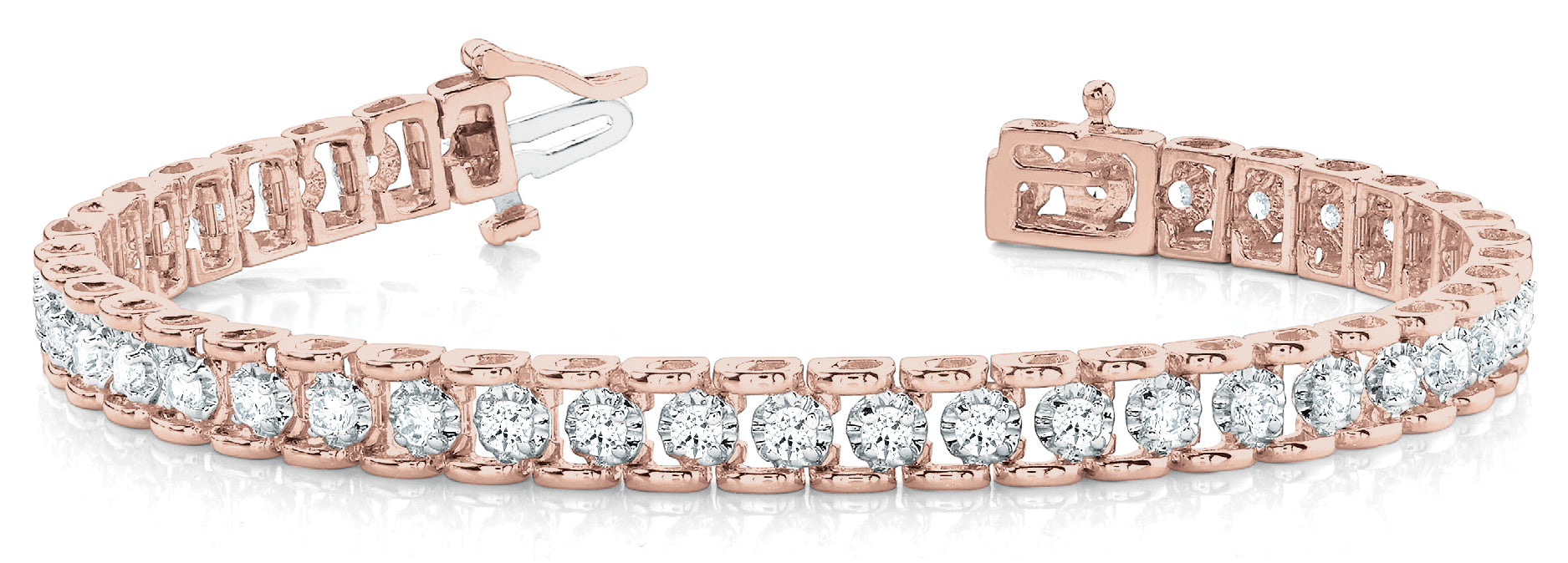 In-Line Prong Set Diamond Bracelet · 1.12 ct tw
