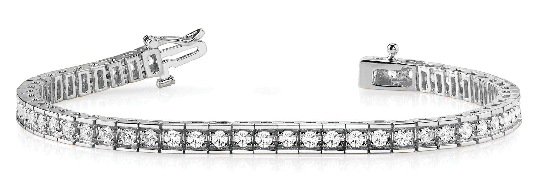 In-Line Prong Set Diamond Bracelet · 2.86 ct tw