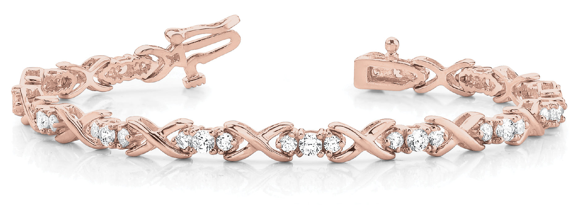 In-Line XO Diamond Bracelet · 2.47 ct tw