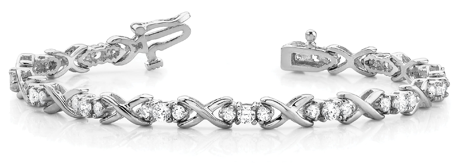 In-Line XO Diamond Bracelet · 2.47 ct tw