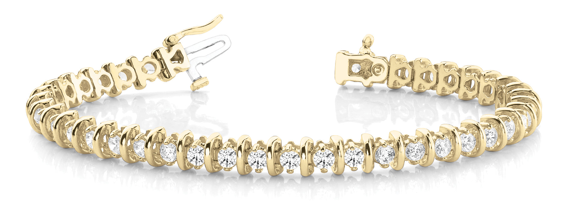 In-Line Bar Set Diamond Bracelet · 1.10 ct tw