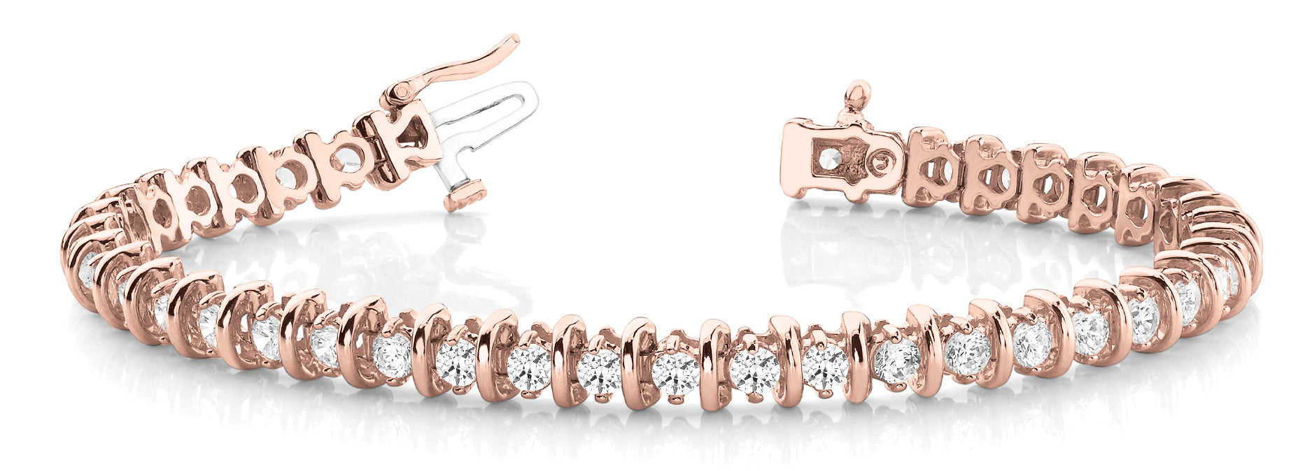 In-Line Bar Set Diamond Bracelet · 5.04 ct tw