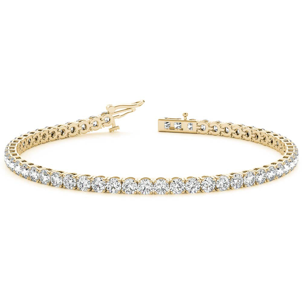 In-Line Prong Set Diamond Bracelet · 4.20 ct tw