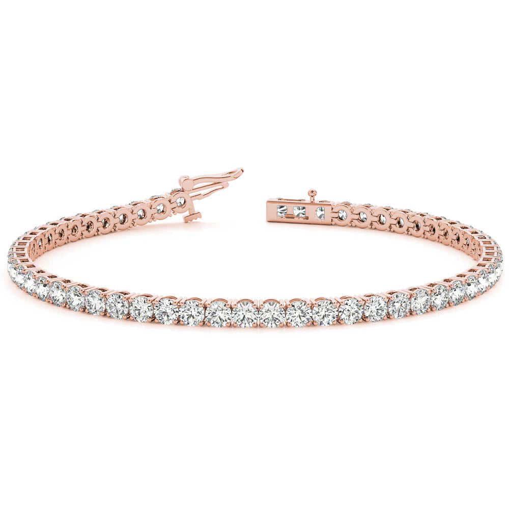 In-Line Prong Set Diamond Bracelet · 4.20 ct tw