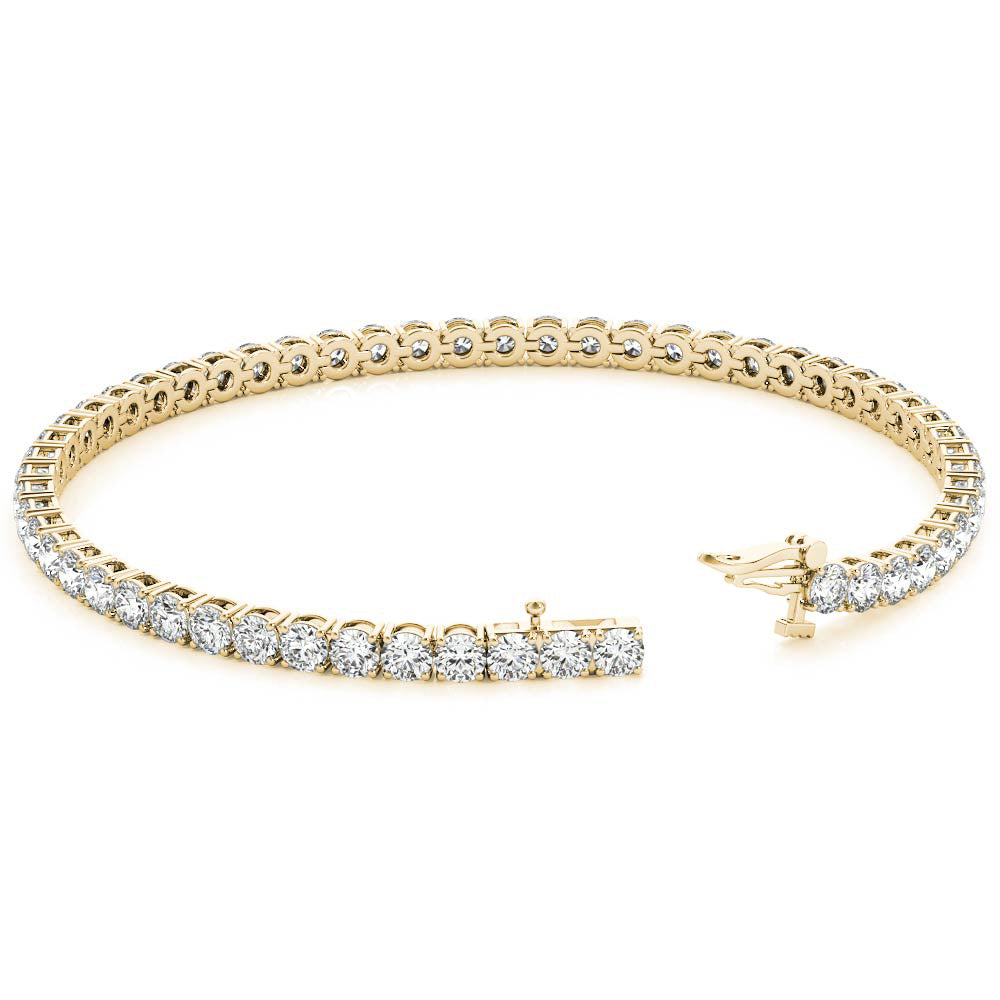 In-Line Prong Set Diamond Bracelet · 4.20 ct tw