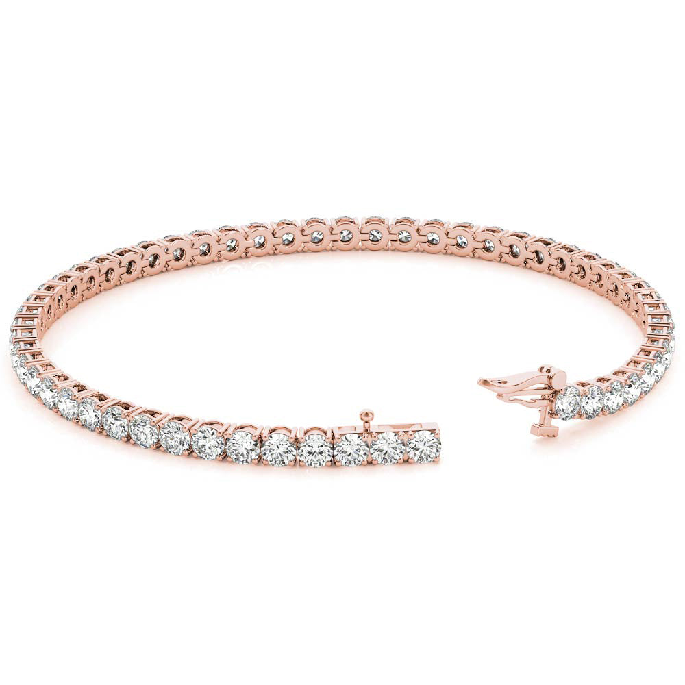 In-Line Prong Set Diamond Bracelet · 4.20 ct tw
