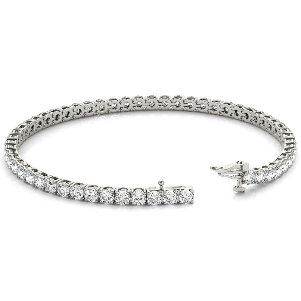 In-Line Prong Set Diamond Bracelet · 4.20 ct tw