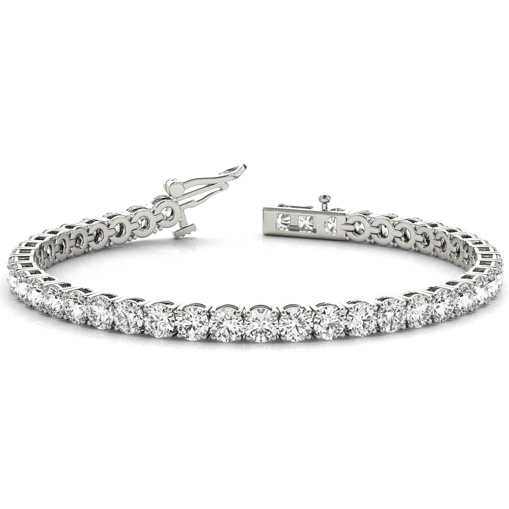 In-Line Prong Set Diamond Bracelet · 8.17 ct tw