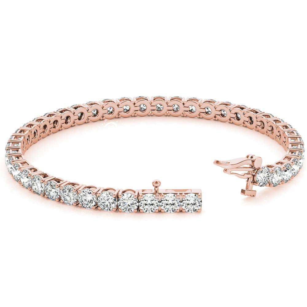 In-Line Prong Set Diamond Bracelet · 8.17 ct tw