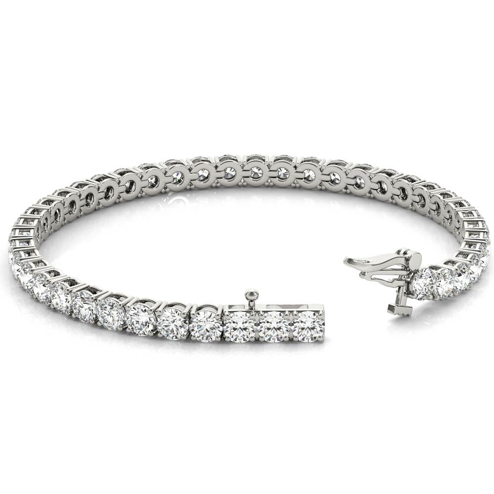 In-Line Prong Set Diamond Bracelet · 8.17 ct tw