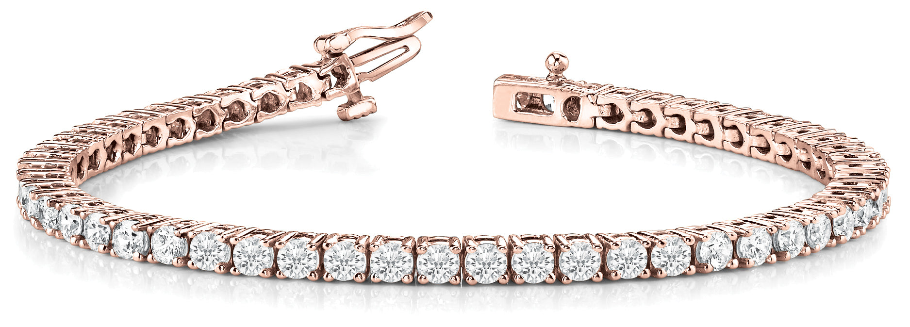 In-Line Prong Set Diamond Bracelet · 10.40 ct tw