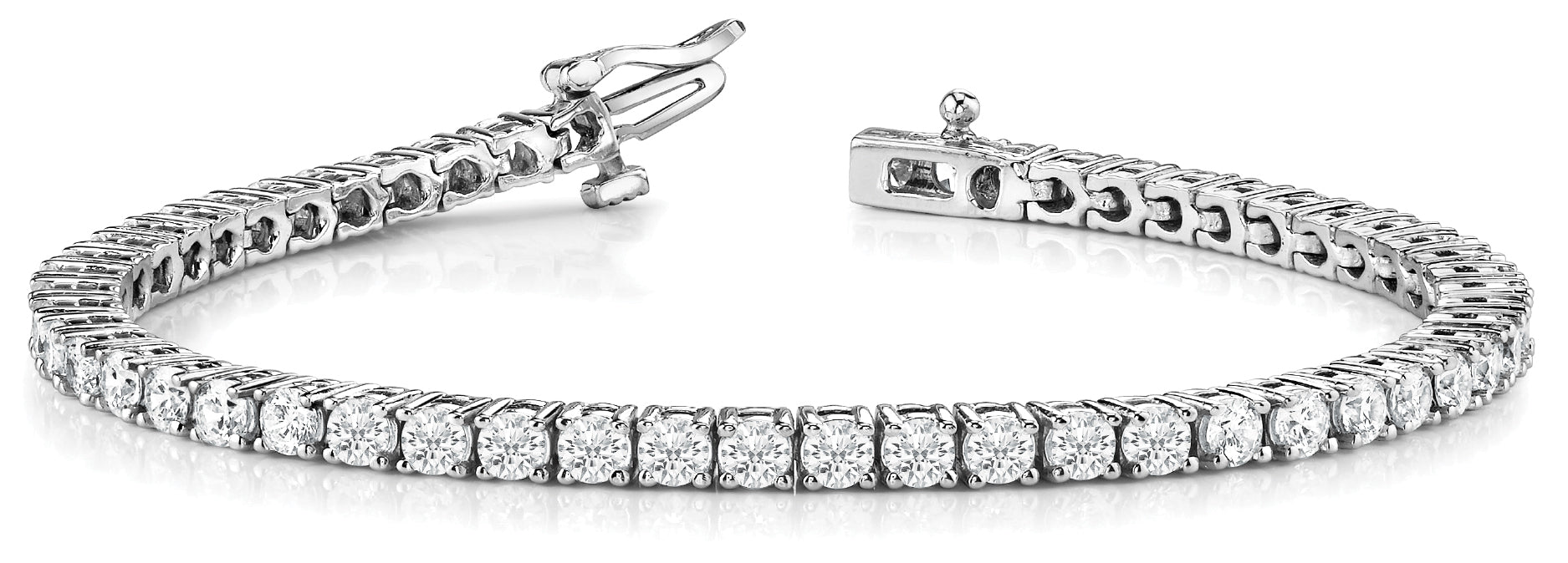In-Line Prong Set Diamond Bracelet · 17.00 ct tw