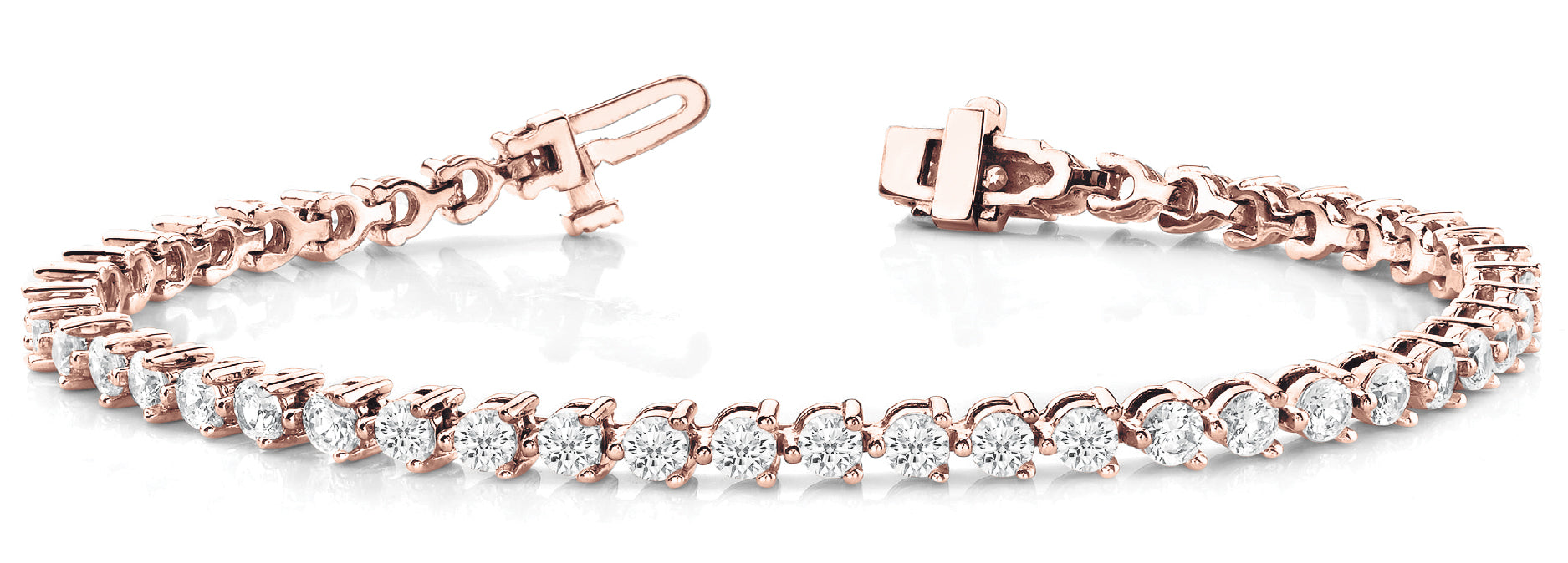In-Line Prong Set Diamond Bracelet · 10.20 ct tw