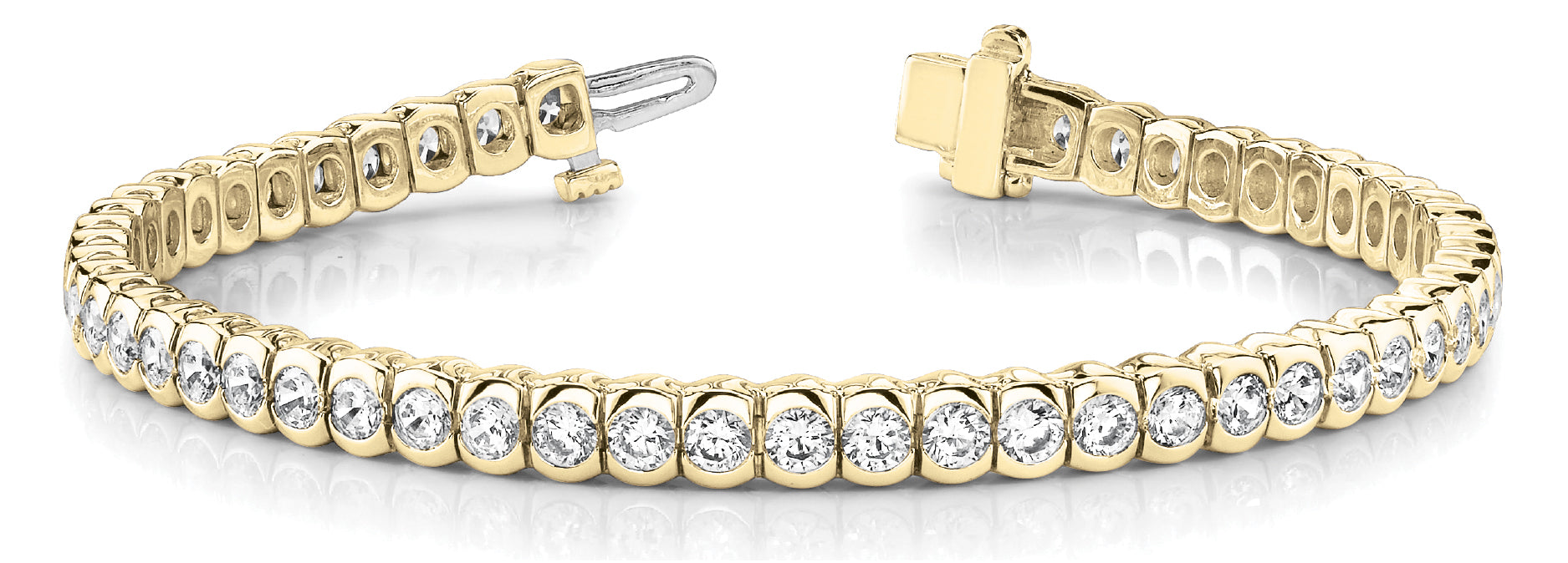 In-Line Bezel Set Diamond Bracelet · 3.06 ct tw