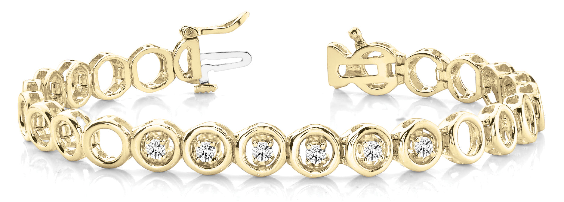 In-Line Add A Stone Diamond Bracelet · 0.24 ct tw