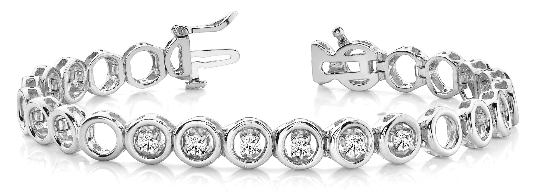 In-Line Add A Stone Diamond Bracelet · 0.78 ct tw