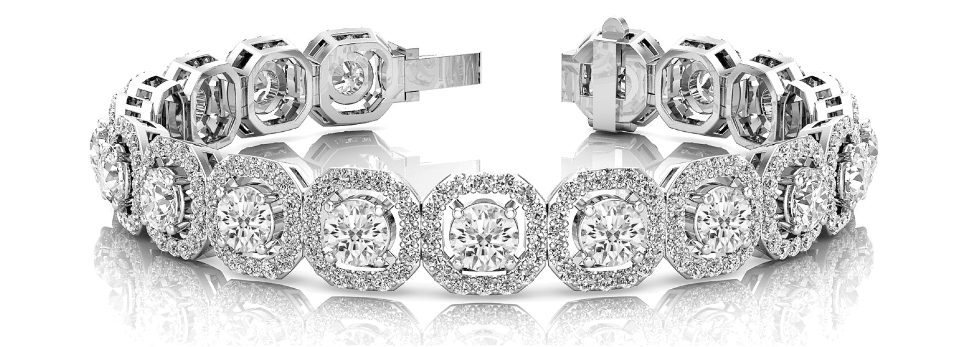 Round Stone Gemstone Bracelet · 13.76 ct tw