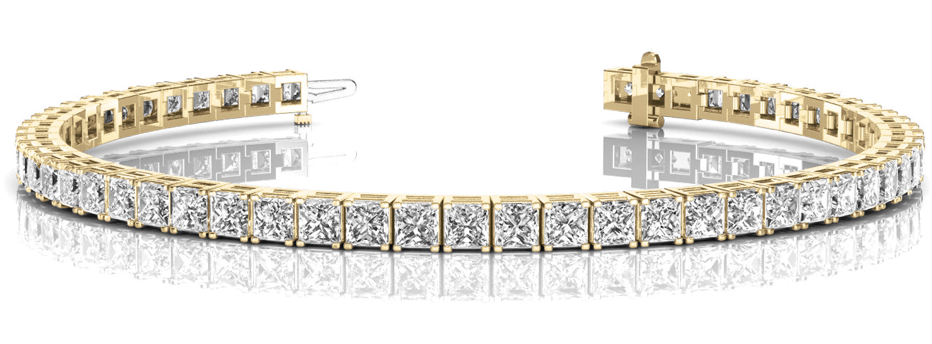 In-Line Prong Set Diamond Bracelet · 10.92 ct tw
