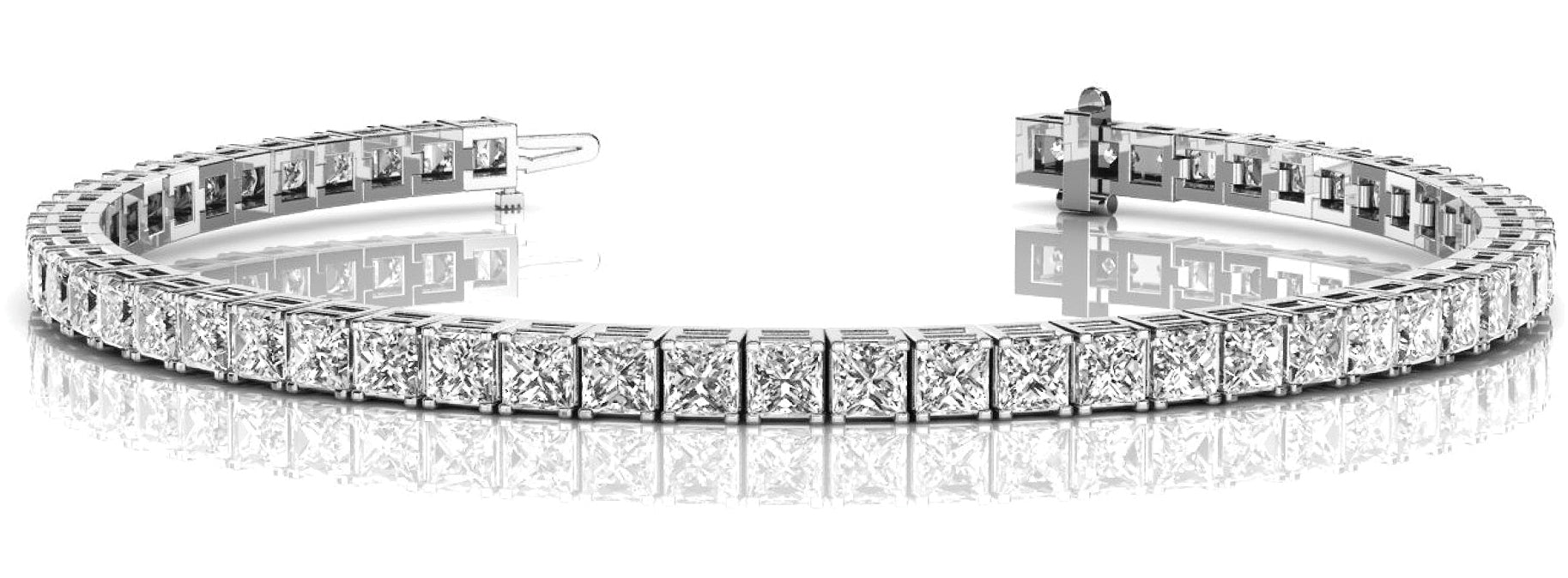 In-Line Prong Set Diamond Bracelet · 10.92 ct tw