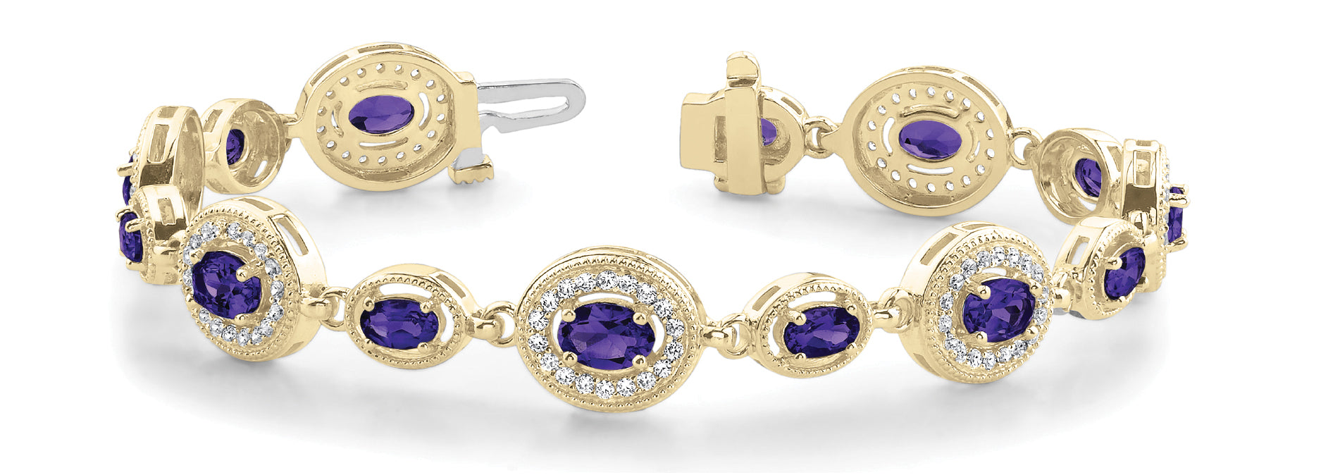 Oval Stone Gemstone Bracelet · 1.57 ct tw