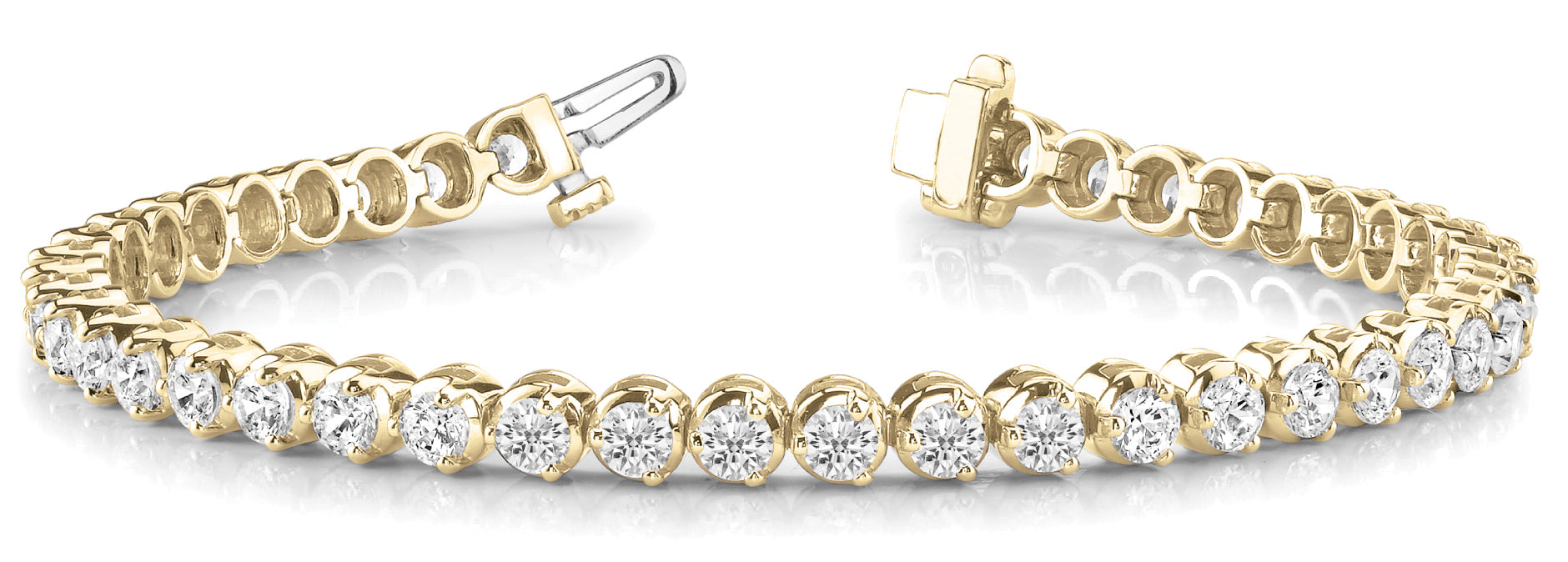 In-Line Illusion Diamond Bracelet · 11.20 ct tw