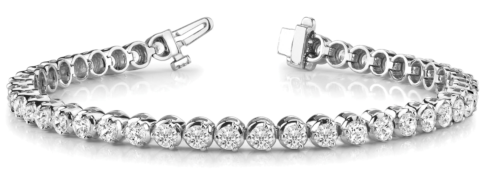In-Line Illusion Diamond Bracelet · 14.50 ct tw