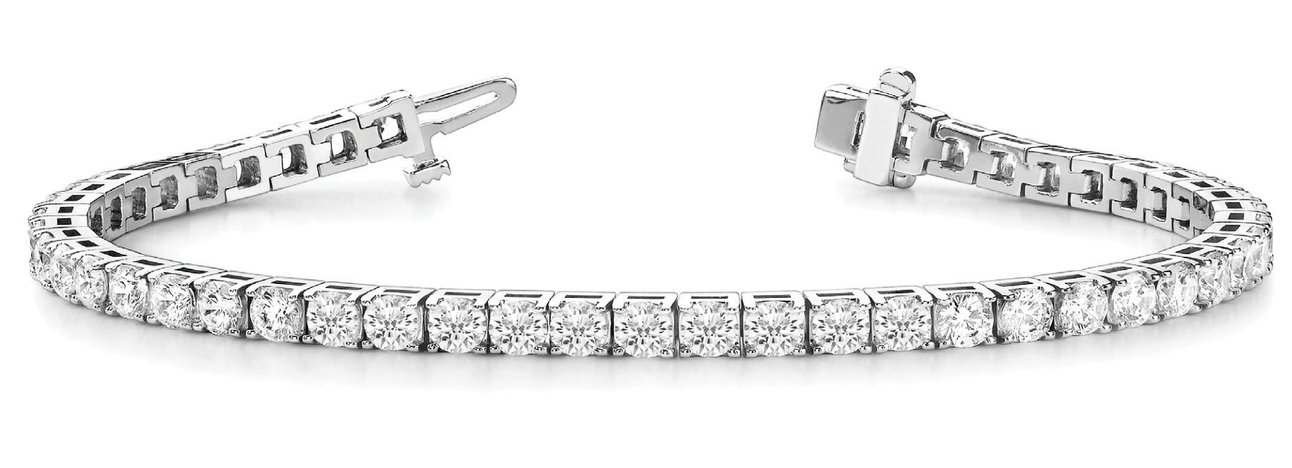 In-Line Prong Set Diamond Bracelet · 10.25 ct tw