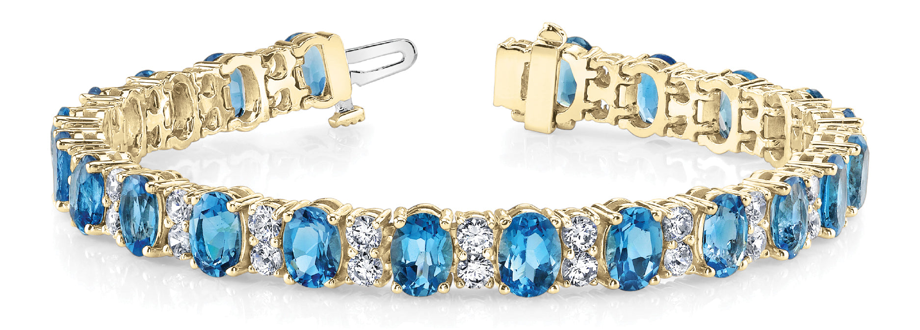 Oval Stone Gemstone Bracelet · 4.62 ct tw