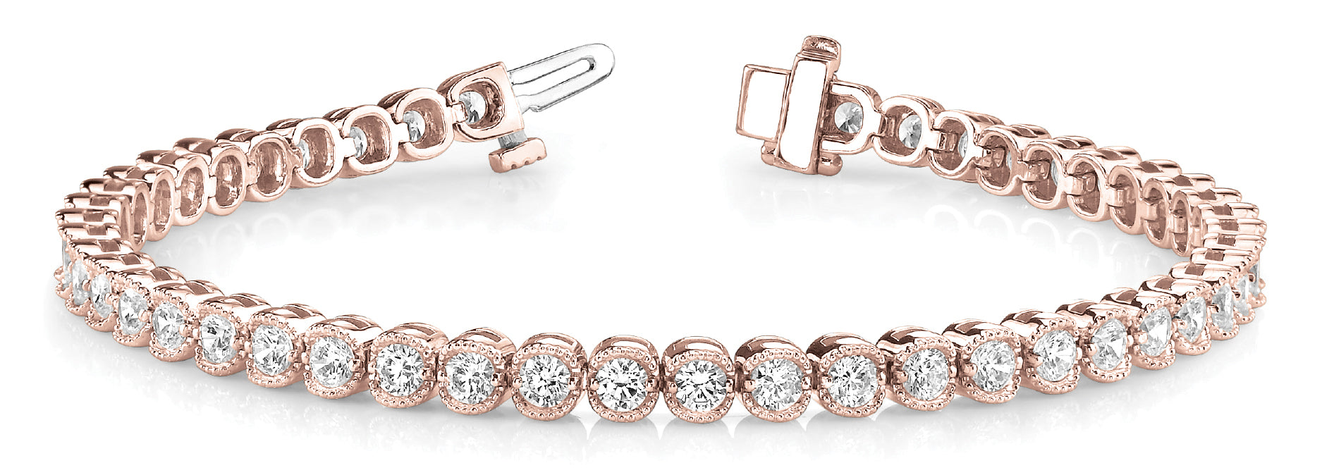 In-Line Bezel Set Diamond Bracelet · 5.04 ct tw