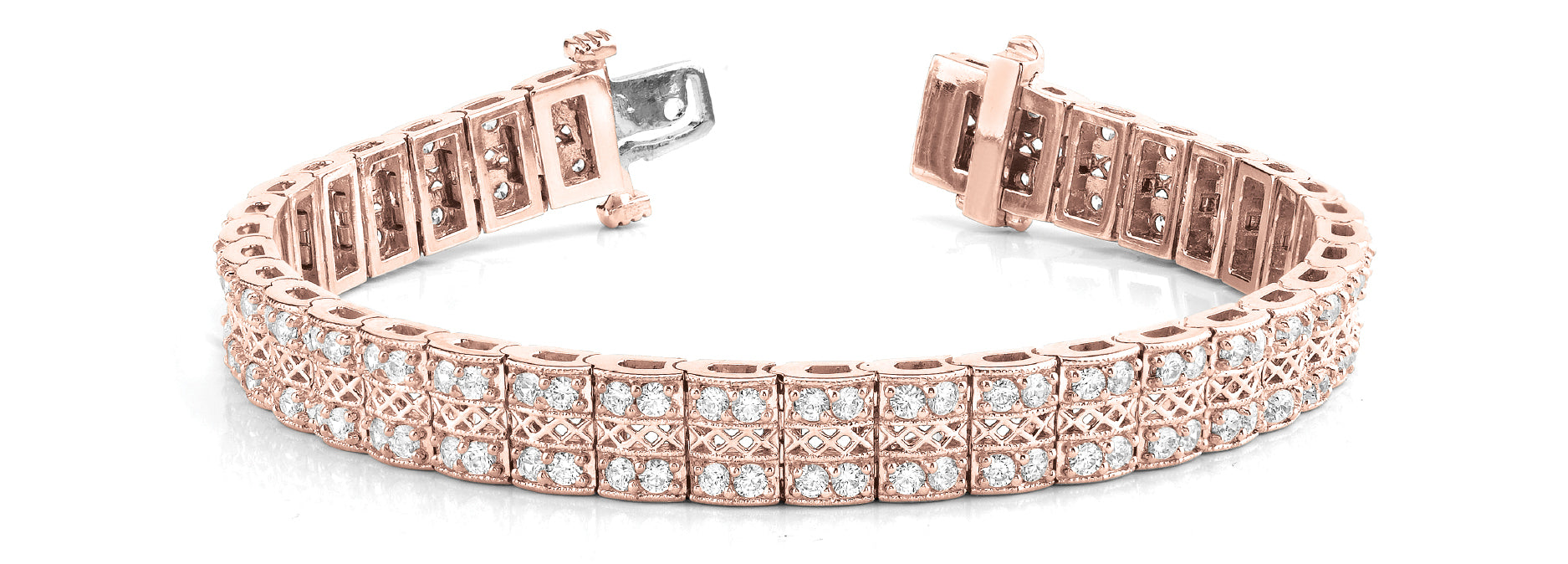 In-Line Multi Row Diamond Bracelet · 5.58 ct tw