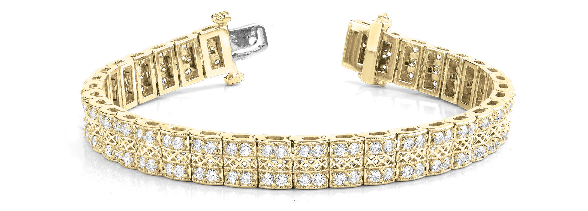 In-Line Multi Row Diamond Bracelet · 5.58 ct tw