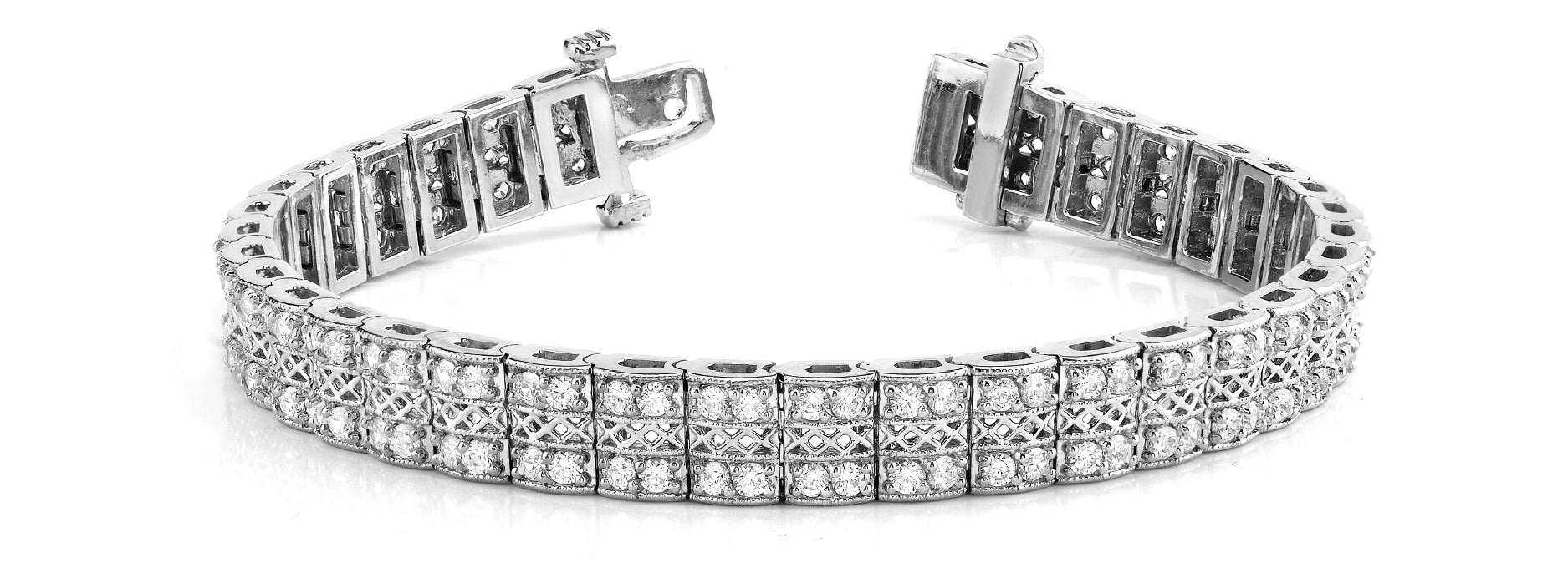 In-Line Multi Row Diamond Bracelet · 4.20 ct tw