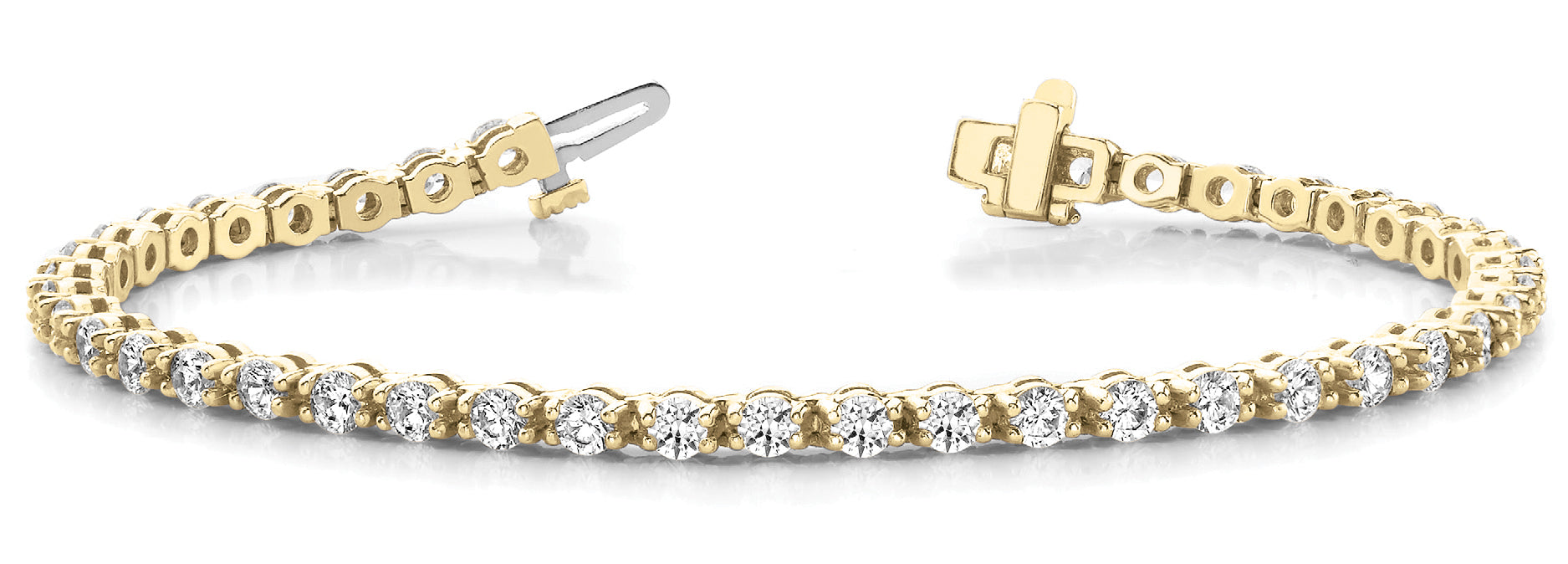 In-Line Bar Set Diamond Bracelet · 4.14 ct tw