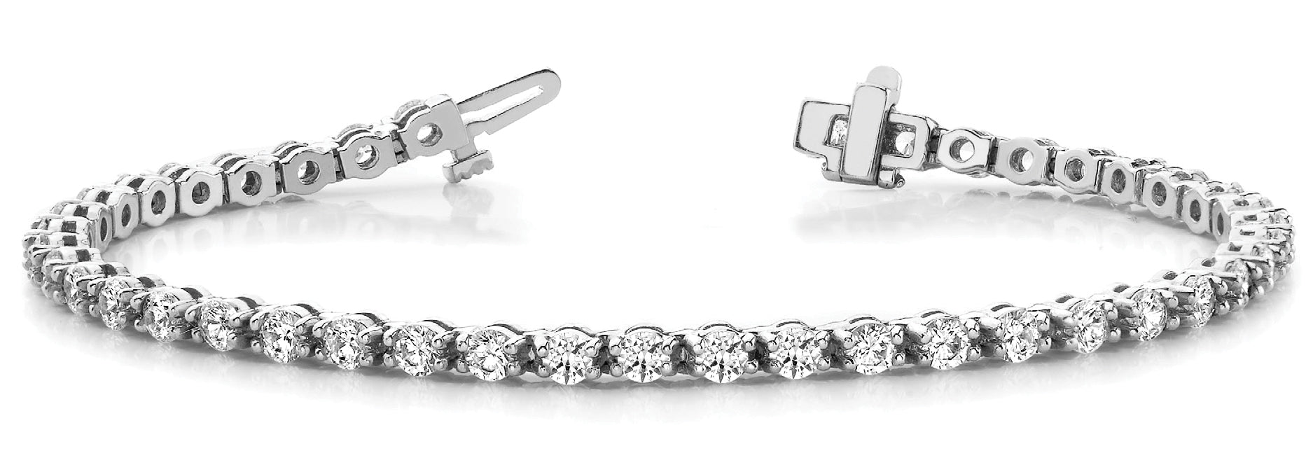 In-Line Bar Set Diamond Bracelet · 4.95 ct tw