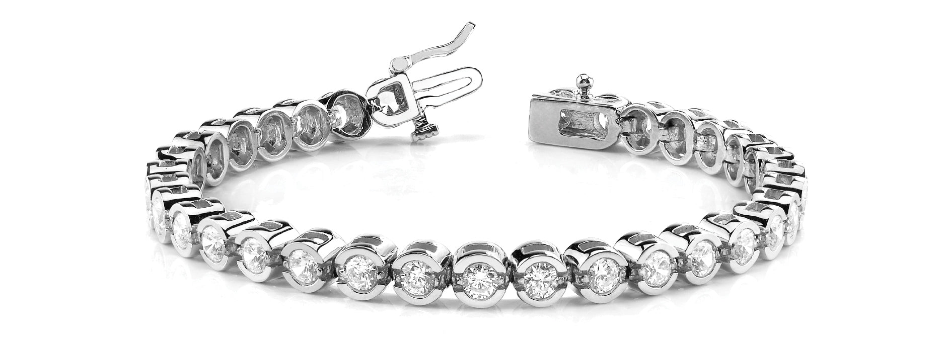 In-Line Bezel Set Diamond Bracelet · 1.07 ct tw