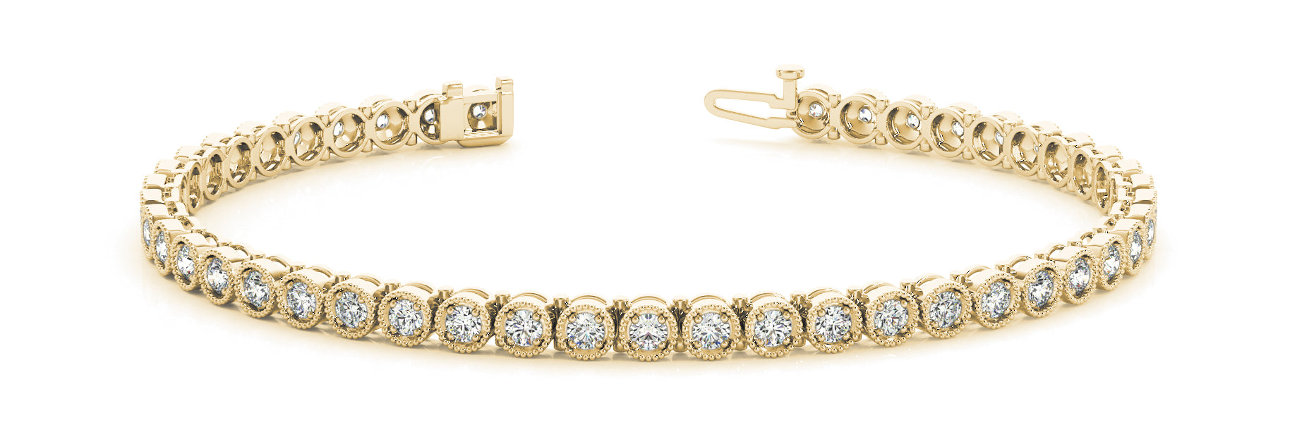 In-Line Prong Set Diamond Bracelet · 0.90 ct tw