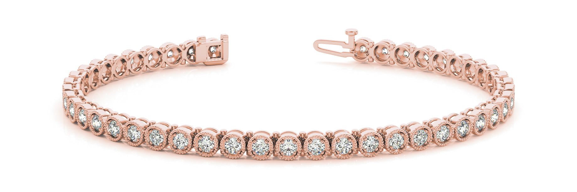 In-Line Prong Set Diamond Bracelet · 0.90 ct tw